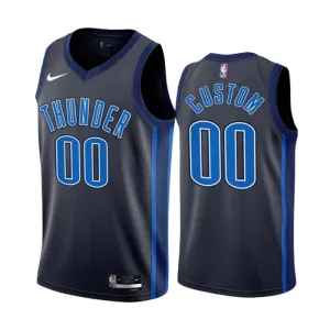 Nike Muški Dres Oklahoma City Thunder Personalizacija City Edition 2022/23 Swingman Crna