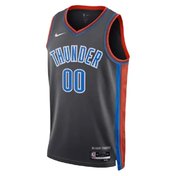 Nike Muški Dres Oklahoma City Thunder Personalizacija City Edition 2022/23 Swingman Crna