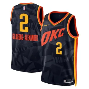 Nike Muški Dres Oklahoma City Thunder Shai Gilgeous Alexander City Edition 2023/24 Swingman Crna
