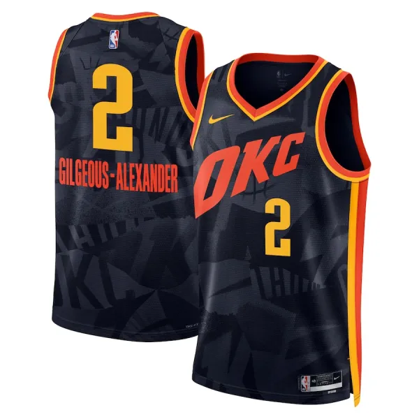 Nike Muški Dres Oklahoma City Thunder Shai Gilgeous Alexander City Edition 2023/24 Swingman Crna
