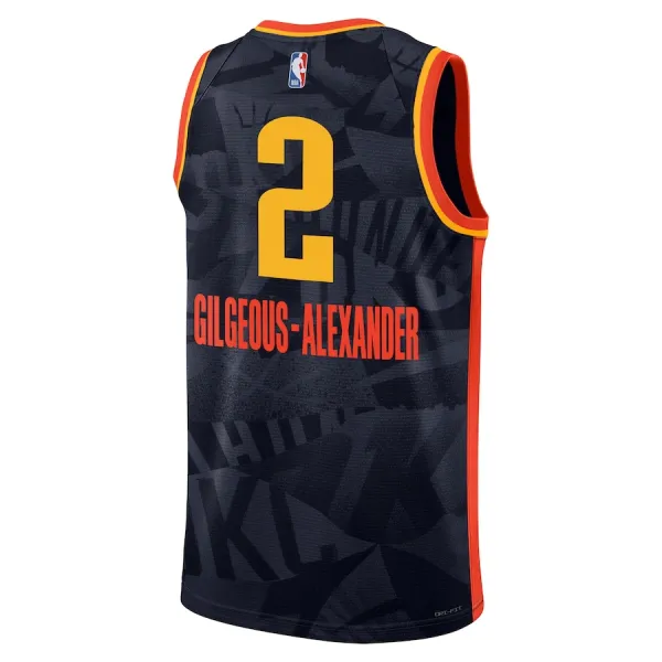 Nike Muški Dres Oklahoma City Thunder Shai Gilgeous Alexander City Edition 2023/24 Swingman Crna