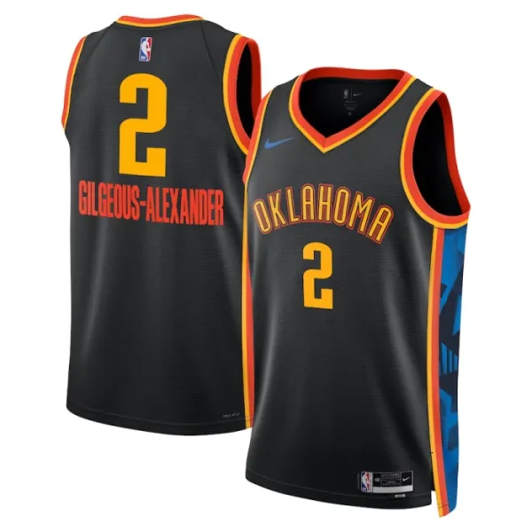 Nike Muški Dres Oklahoma City Thunder Shai Gilgeous Alexander City Edition 2024/25 Swingman Crna Nike Muški Dres Oklahoma City Thunder Shai Gilgeous Alexander City Edition 2024/25 Swingman Crna