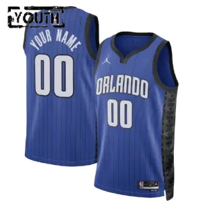 Dječji Dres Orlando Magic Jordan Personalizacija Statement Edition Swingman Plava