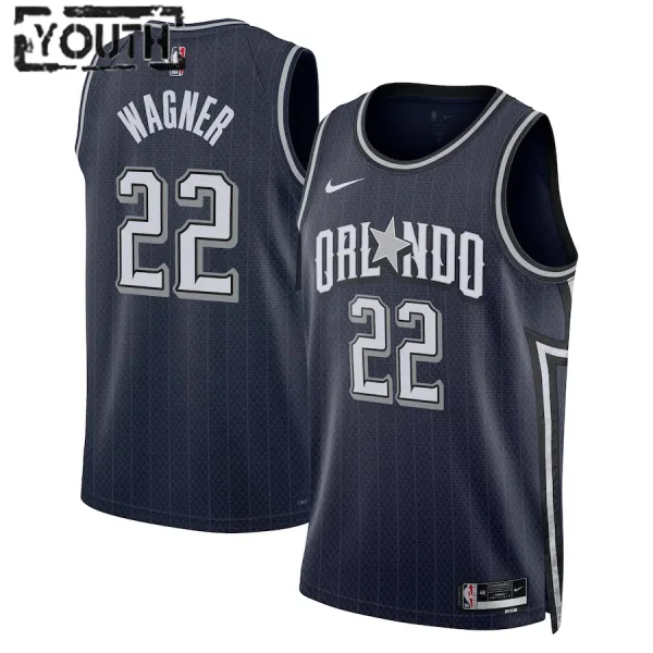 Nike Dječji Dres Orlando Magic Franz Wagner City Edition 2023/24 Swingman Navy Nike Dječji Dres Orlando Magic Franz Wagner City Edition 2023/24 Swingman Navy