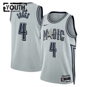 Nike Dječji Dres Orlando Magic Jalen Suggs City Edition 2024/25 Swingman Sivo