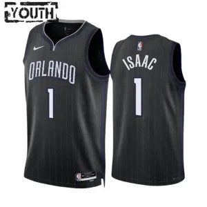 Nike Dječji Dres Orlando Magic Jonathan Isaac 1 City Edition 2022/23 Swingman Crna