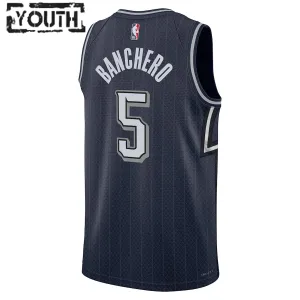 Nike Dječji Dres Orlando Magic Paolo Banchero City Edition 2023/24 Swingman Navy