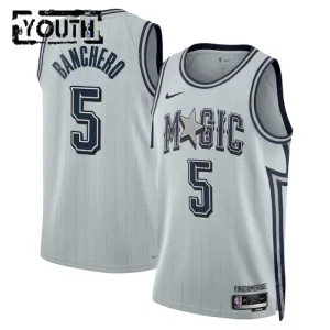 Nike Dječji Dres Orlando Magic Paolo Banchero City Edition 2024/25 Swingman Sivo