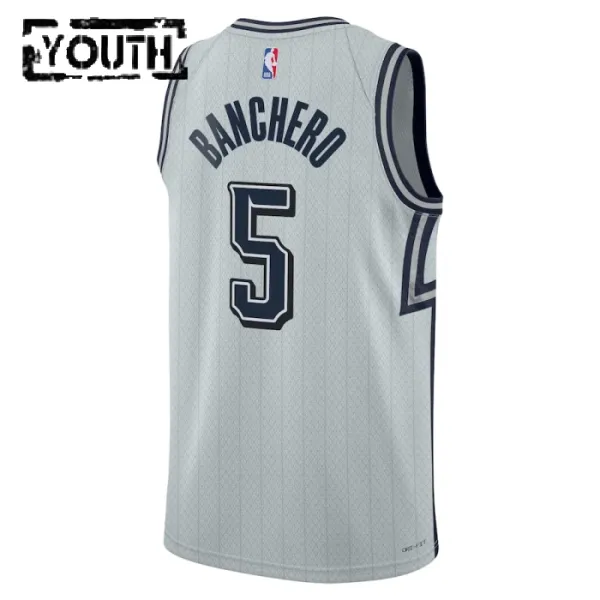 Nike Dječji Dres Orlando Magic Paolo Banchero City Edition 2024/25 Swingman Sivo