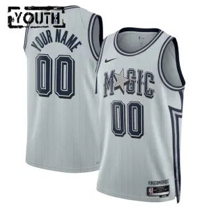 Nike Dječji Dres Orlando Magic Personalizacija City Edition 2024/25 Swingman Sivo