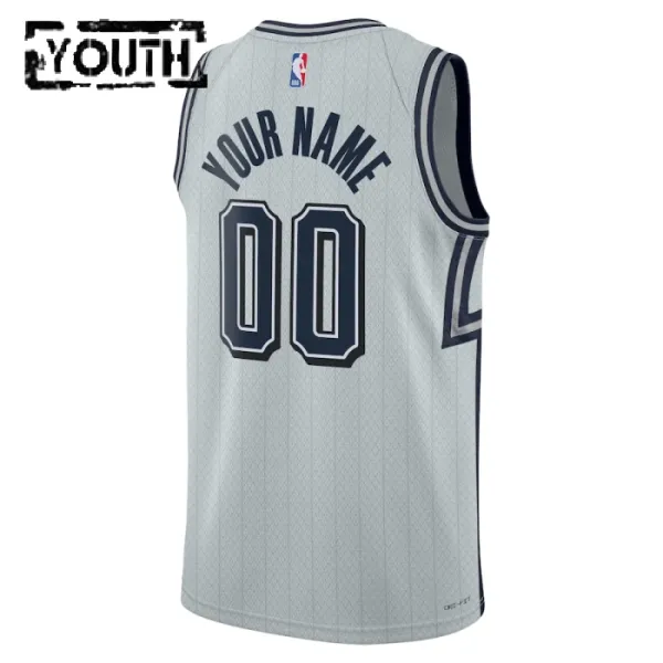 Nike Dječji Dres Orlando Magic Personalizacija City Edition 2024/25 Swingman Sivo