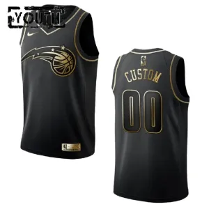 Nike Dječji Dres Orlando Magic Personalizacija Golden Edition Swingman Crna