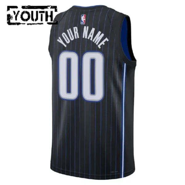 Nike Dječji Dres Orlando Magic Personalizacija Icon Edition Swingman Navy