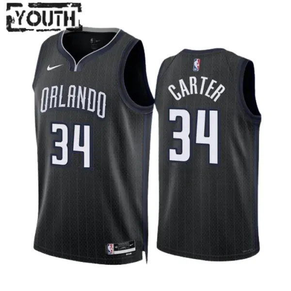 Nike Dječji Dres Orlando Magic Wendell Carter JR 34 City Edition 2022/23 Swingman Crna Nike Dječji Dres Orlando Magic Wendell Carter JR 34 City Edition 2022/23 Swingman Crna