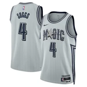 Nike Muški Dres Orlando Magic Jalen Suggs City Edition 2024/25 Swingman Sivo
