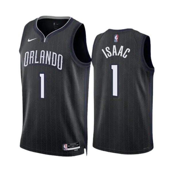 Nike Muški Dres Orlando Magic Jonathan Isaac 1 City Edition 2022/23 Swingman Crna Nike Muški Dres Orlando Magic Jonathan Isaac 1 City Edition 2022/23 Swingman Crna