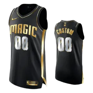 Nike Muški Dres Orlando Magic Limited Personalizacija Golden Edition Swingman Crna