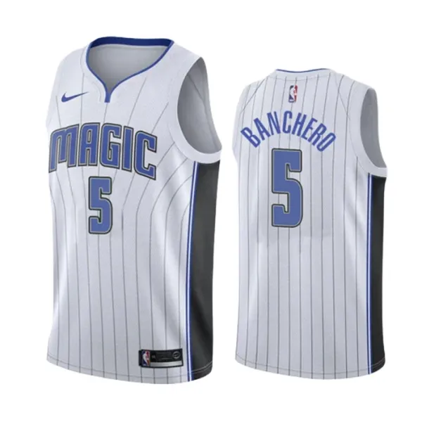 Nike Muški Dres Orlando Magic Paolo Banchero 5 Association Edition Swingman Bijela Nike Muški Dres Orlando Magic Paolo Banchero 5 Association Edition Swingman Bijela