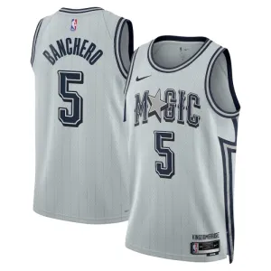 Nike Muški Dres Orlando Magic Paolo Banchero City Edition 2024/25 Swingman Sivo