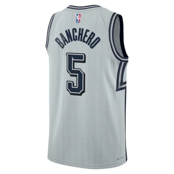 Nike Muški Dres Orlando Magic Paolo Banchero City Edition 2024/25 Swingman Sivo