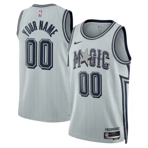 Nike Muški Dres Orlando Magic Personalizacija City Edition 2024/25 Swingman Sivo