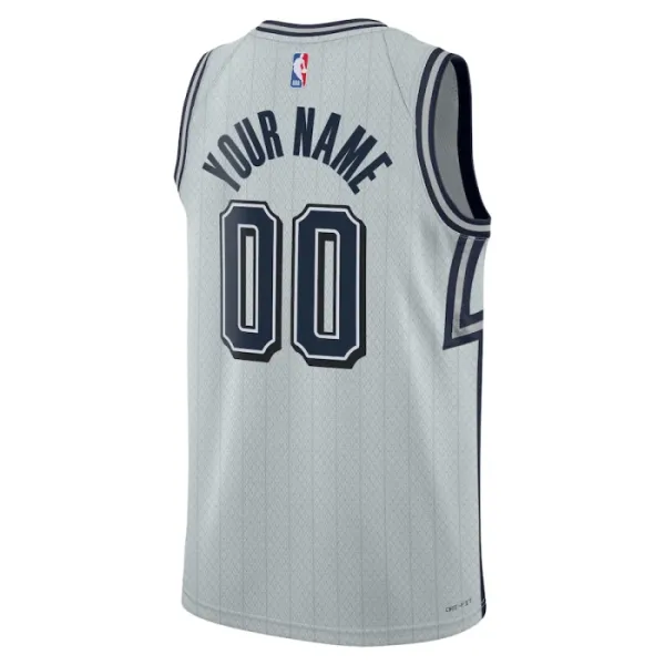 Nike Muški Dres Orlando Magic Personalizacija City Edition 2024/25 Swingman Sivo