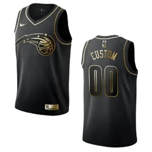 Nike Muški Dres Orlando Magic Personalizacija Golden Edition Swingman Crna