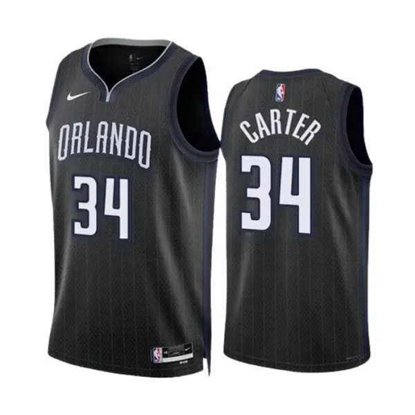Nike Muški Dres Orlando Magic Wendell Carter JR 34 City Edition 2022/23 Swingman Crna Nike Muški Dres Orlando Magic Wendell Carter JR 34 City Edition 2022/23 Swingman Crna