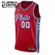 Dječji Dres Philadelphia 76ers Jordan Personalizacija Statement Edition Swingman Crvena