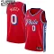 Dječji Dres Philadelphia 76ers Jordan Tyrese Maxey 0 Statement Edition Swingman Crvena