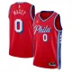 Muški Dres Philadelphia 76ers Jordan Tyrese Maxey 0 Statement Edition Swingman Crvena Muški Dres Philadelphia 76ers Jordan Tyrese Maxey 0 Statement Edition Swingman Crvena