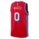 Muški Dres Philadelphia 76ers Jordan Tyrese Maxey 0 Statement Edition Swingman Crvena