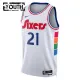 Nike Dječji Dres Philadelphia 76ers Joel Embiid City Edition 2024/25 Swingman Bijela