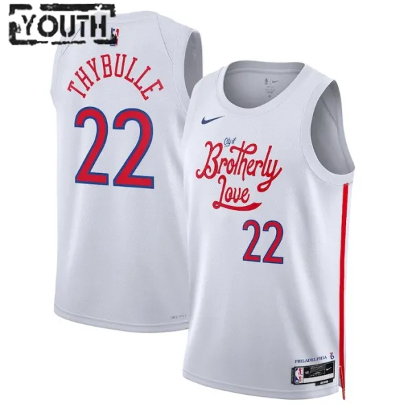 Nike Dječji Dres Philadelphia 76ers Matisse Thybulle 22 City Edition 2022/23 Swingman Bijela Nike Dječji Dres Philadelphia 76ers Matisse Thybulle 22 City Edition 2022/23 Swingman Bijela