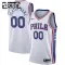 Nike Dječji Dres Philadelphia 76ers Personalizacija Association Edition Swingman Bijela