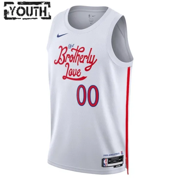Nike Dječji Dres Philadelphia 76ers Personalizacija City Edition 2022/23 Swingman