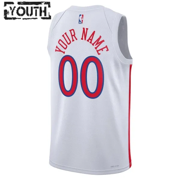Nike Dječji Dres Philadelphia 76ers Personalizacija City Edition 2022/23 Swingman