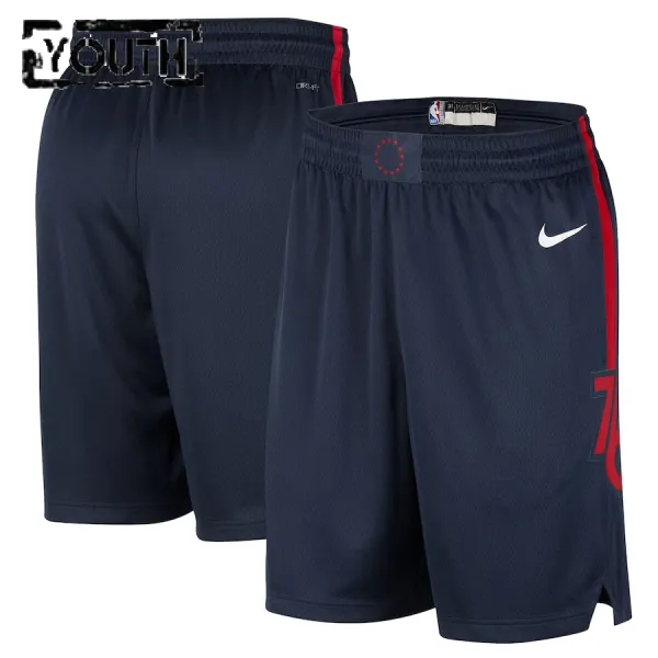 Nike Dječji Kratke Hlače Philadelphia 76ers City Edition 2023/24 Swingman Navy Nike Dječji Kratke Hlače Philadelphia 76ers City Edition 2023/24 Swingman Navy