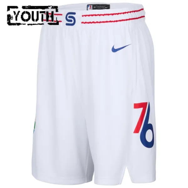 Nike Dječji Kratke Hlače Philadelphia 76ers City Edition 2024/25 Swingman