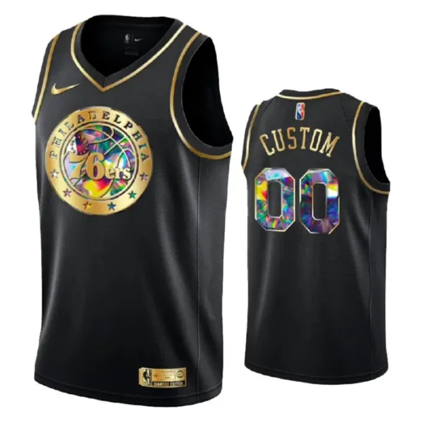 Nike Muški Dres Philadelphia 76ers Diamond Edition Personalizacija Swingman Crna Nike Muški Dres Philadelphia 76ers Diamond Edition Personalizacija Swingman Crna