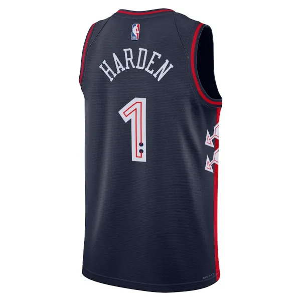 Nike Muški Dres Philadelphia 76ers James Harden City Edition 2023/24 Swingman Navy