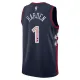 Nike Muški Dres Philadelphia 76ers James Harden City Edition 2023/24 Swingman Navy