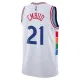 Nike Muški Dres Philadelphia 76ers Joel Embiid City Edition 2024/25 Swingman Bijela