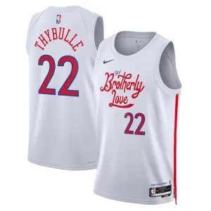 Nike Muški Dres Philadelphia 76ers Matisse Thybulle 22 City Edition 2022/23 Swingman Bijela
