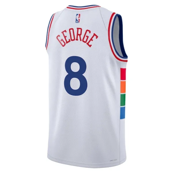 Nike Muški Dres Philadelphia 76ers Paul George City Edition 2024/25 Swingman Bijela