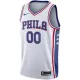 Nike Muški Dres Philadelphia 76ers Personalizacija Association Edition Swingman Bijela