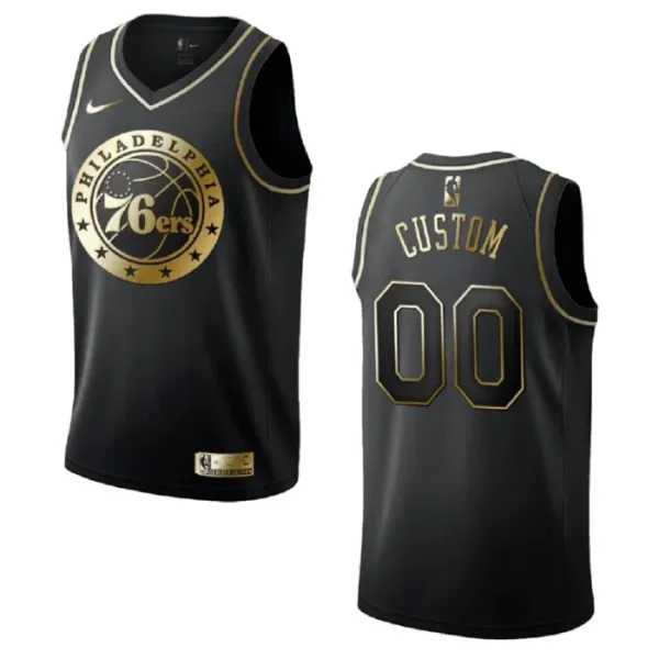 Nike Muški Dres Philadelphia 76ers Personalizacija Golden Edition Swingman Crna Nike Muški Dres Philadelphia 76ers Personalizacija Golden Edition Swingman Crna