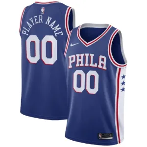 Nike Muški Dres Philadelphia 76ers Personalizacija Icon Edition Swingman Plava