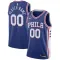 Nike Muški Dres Philadelphia 76ers Personalizacija Icon Edition Swingman Plava