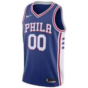 Nike Muški Dres Philadelphia 76ers Personalizacija Icon Edition Swingman Plava